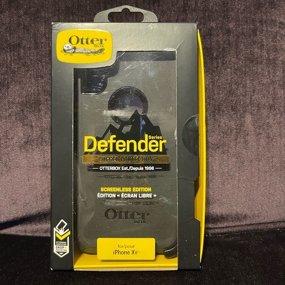 OTTERBOX Defender Series Screenless Edition Case for Apple iPhone XR Black - Picture 1 of 5